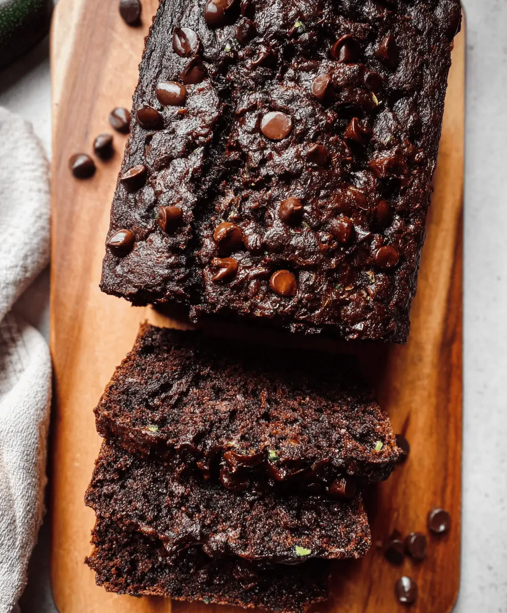 Healthy Chocolate Zucchini Bread Recipe