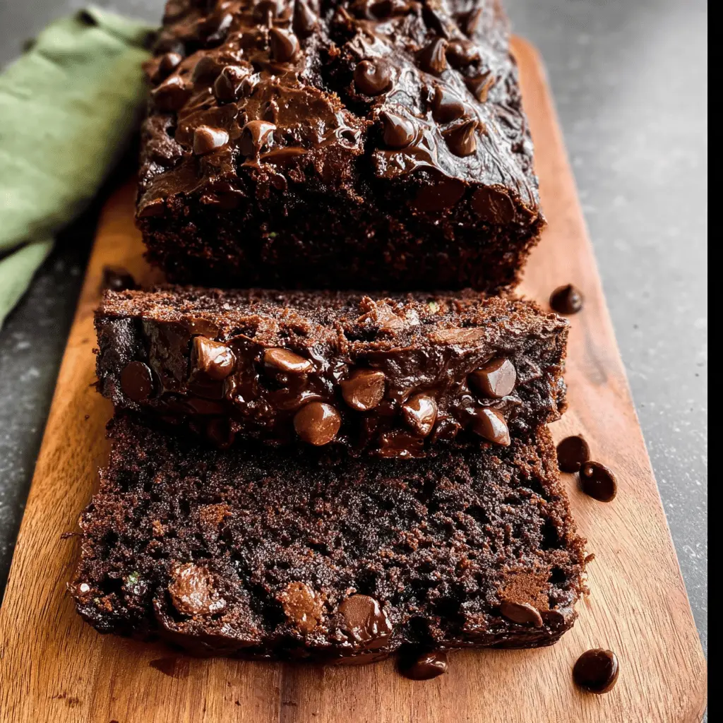 Moist Chocolate Zucchini Bread Recipe