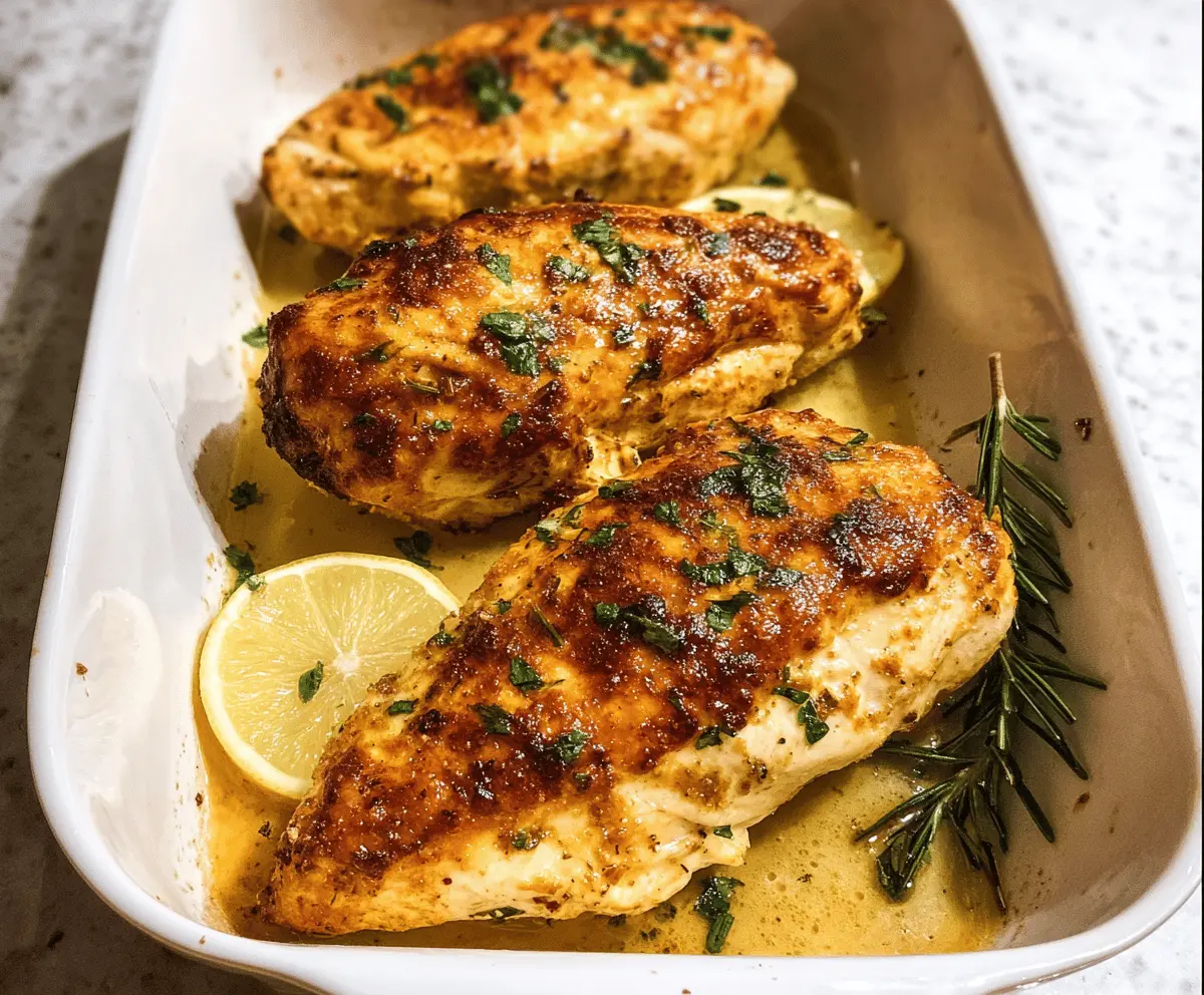 Easy Oven Baked Chicken Breast Recipe