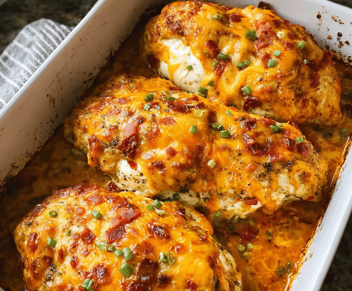 Easy Baked Crack Chicken Breasts Recipe