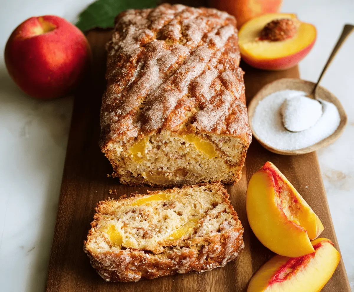 Easy Cinnamon Peach Bread Recipe