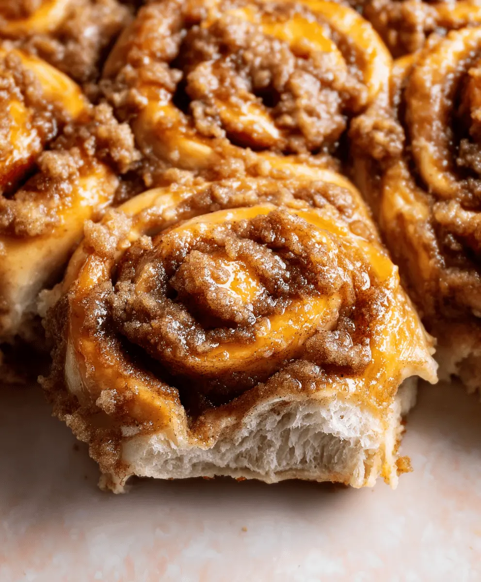 Peach Cobbler Cinnamon Rolls Recipe