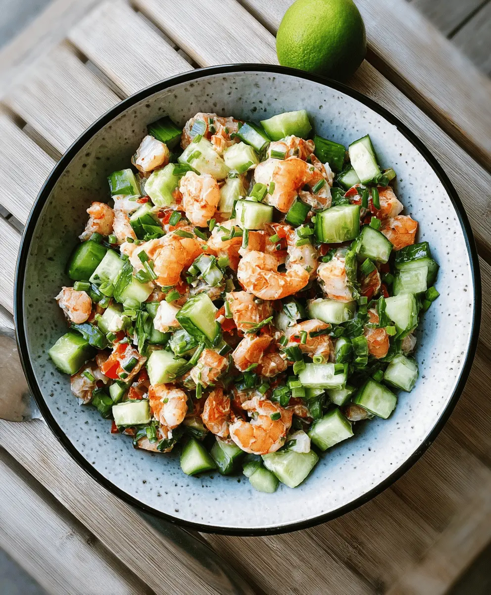 Refreshing Cucumber Shrimp Salad Recipe
