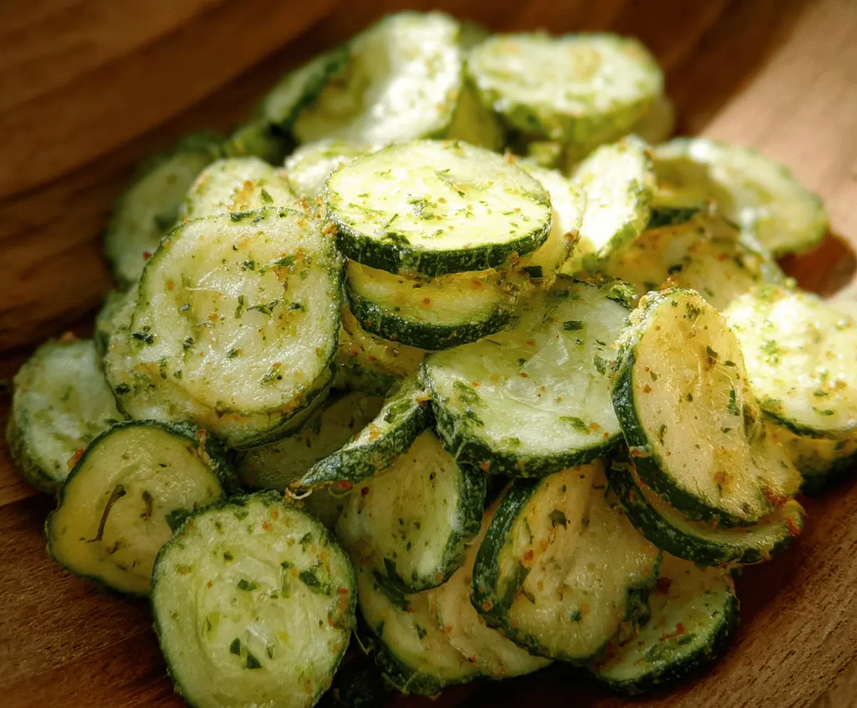 Crispy Ranch Cucumber Chips Recipe