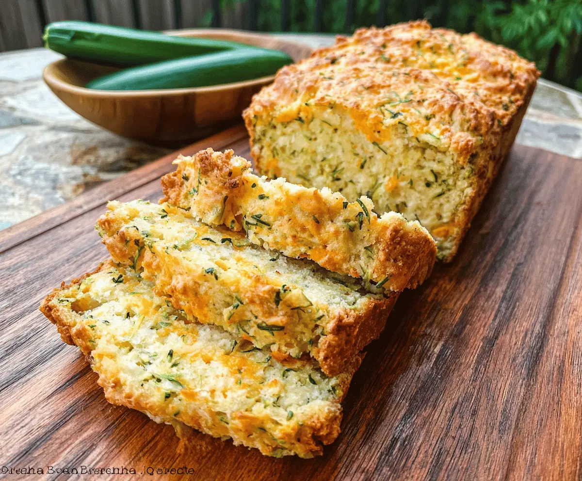 Quick Zucchini Cheddar Herb Beer Bread Recipe