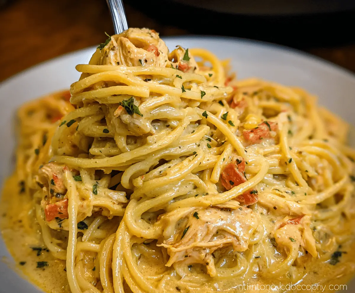 Easy Crockpot Chicken Spaghetti Recipe for Busy Nights
