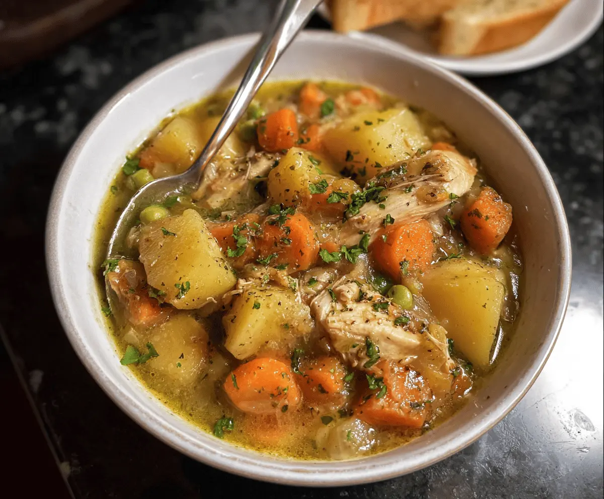 Easy Slow Cooker Chicken Stew Recipe for Cozy Dinners